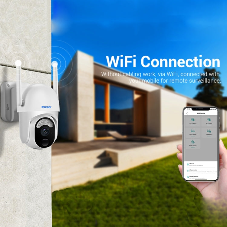 ESCAM QF103 3MP Cloud Storage PT WIFI PIR Alarm IP Camera with Solar Panel Battery Support Full Color Night Vision & Two Way Audio, QF103 ESCAM QF103 3MP Cloud Storage PT WIFI PIR Alarm IP Camera with Solar Panel Battery Support Full Color Night Vision & Two Way Audio, QF103